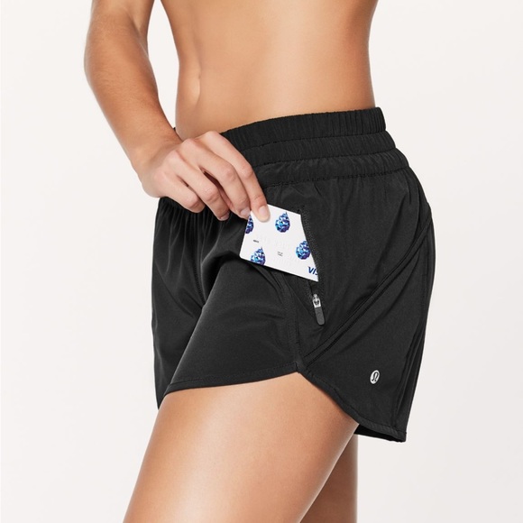 ❤️ Lululemon Tracker LR Short 4" Lined Black Size 4 NWT - Picture 5 of 13